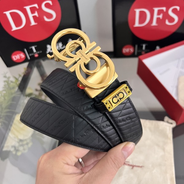 Streetwear Belt Ferragamo 320256 size:3.5cm