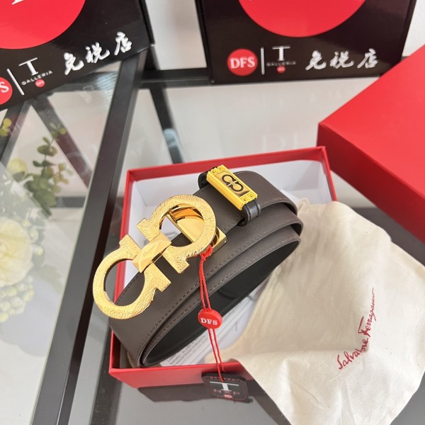 Streetwear Belt Ferragamo 320164 size:3.5cm