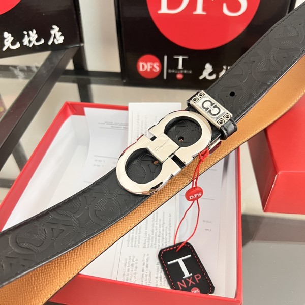 Streetwear Belt Ferragamo 320170 size:3.5cm