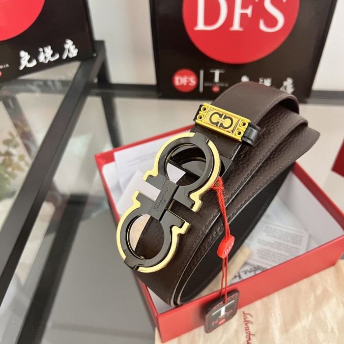 Streetwear Belt Ferragamo 320266 size:3.5cm