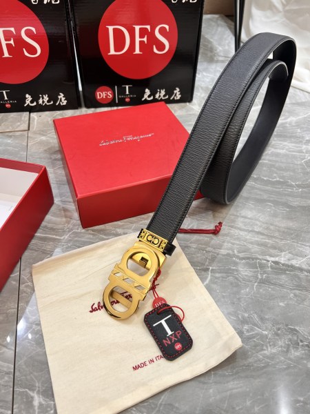 Streetwear Belt Ferragamo 320013 size:3.5cm