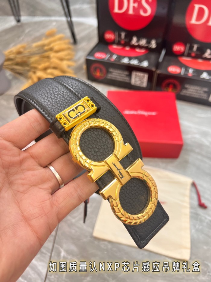 Streetwear Belt Ferragamo 320188 size:3.5cm