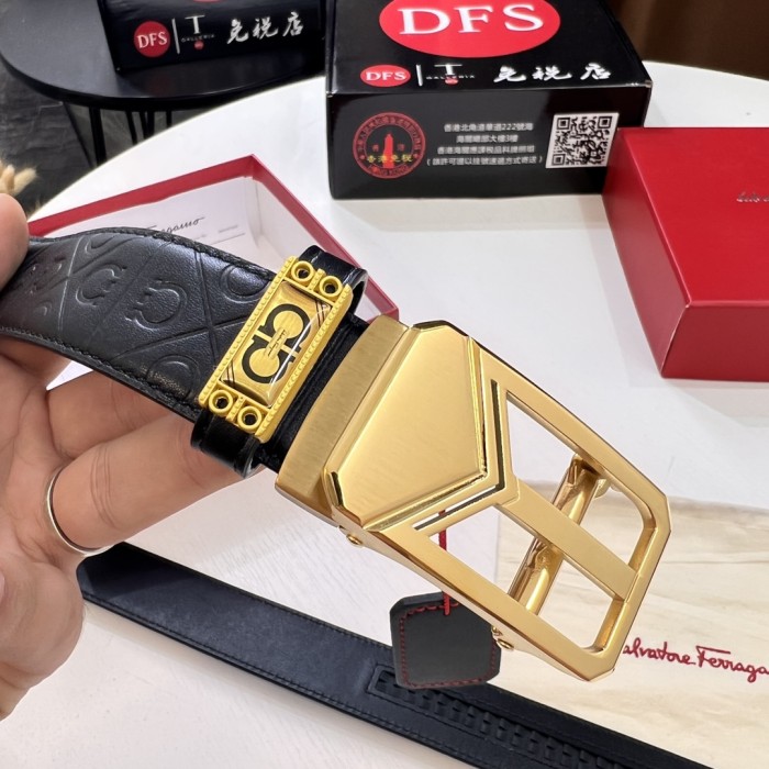 Streetwear Belt Ferragamo 320103 size:3.5cm