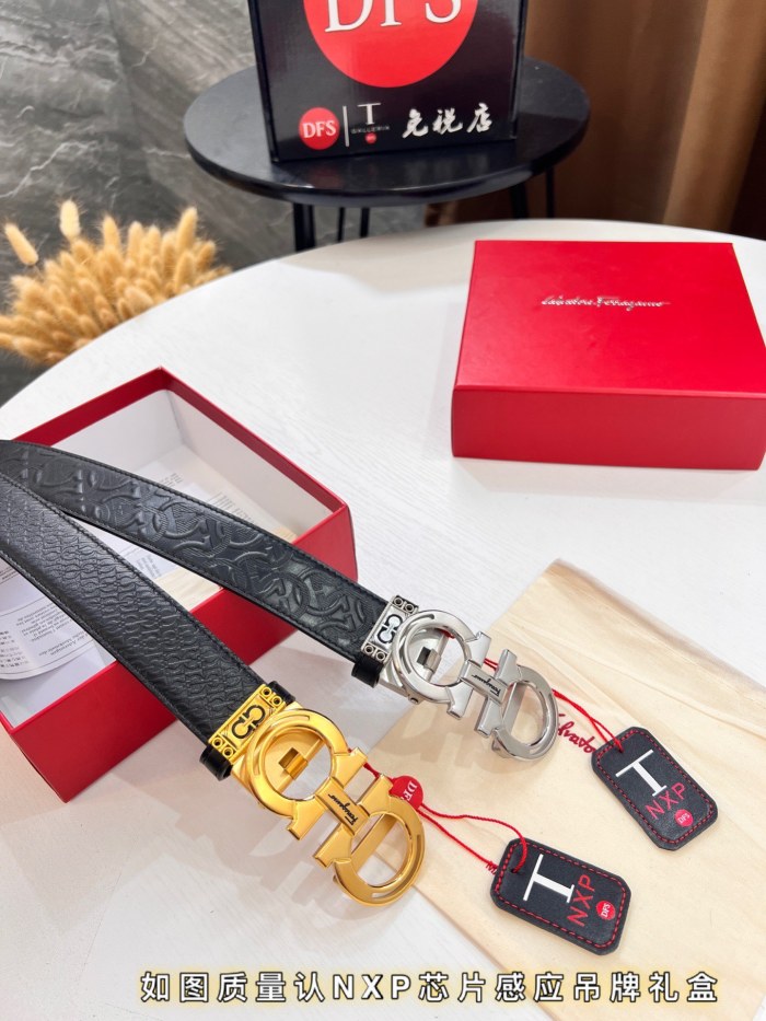 Streetwear Belt Ferragamo 320175 size:3.5cm