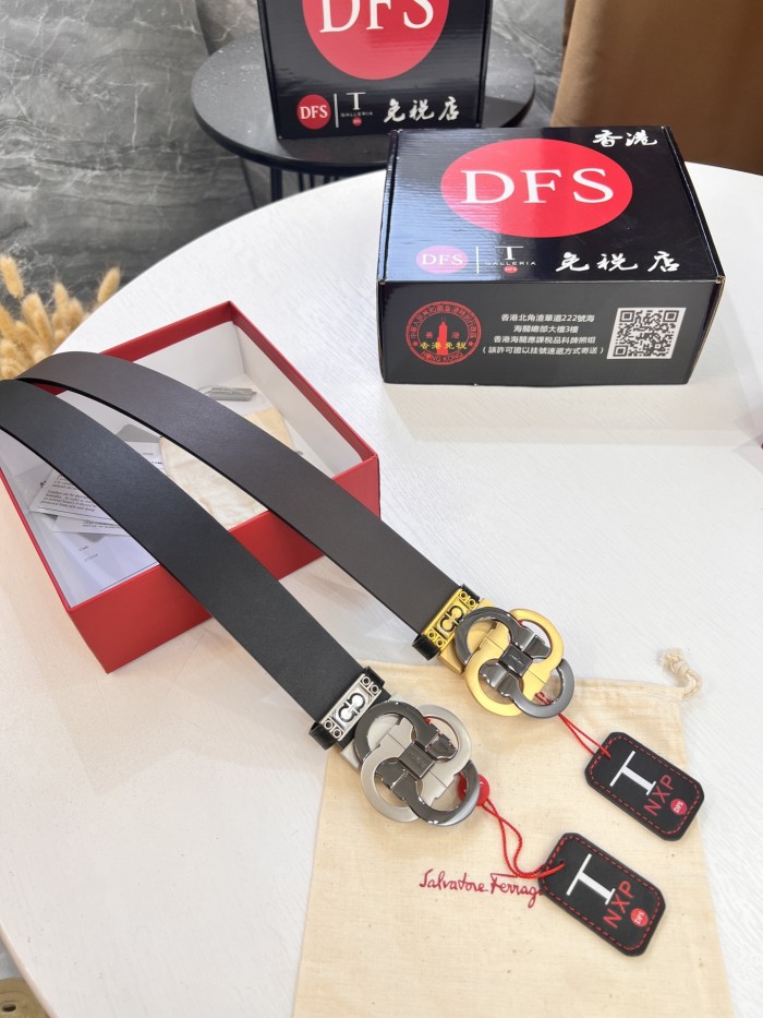 Streetwear Belt Ferragamo 320341 size:3.5cm