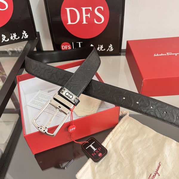 Streetwear Belt Ferragamo 320219 size:3.5cm