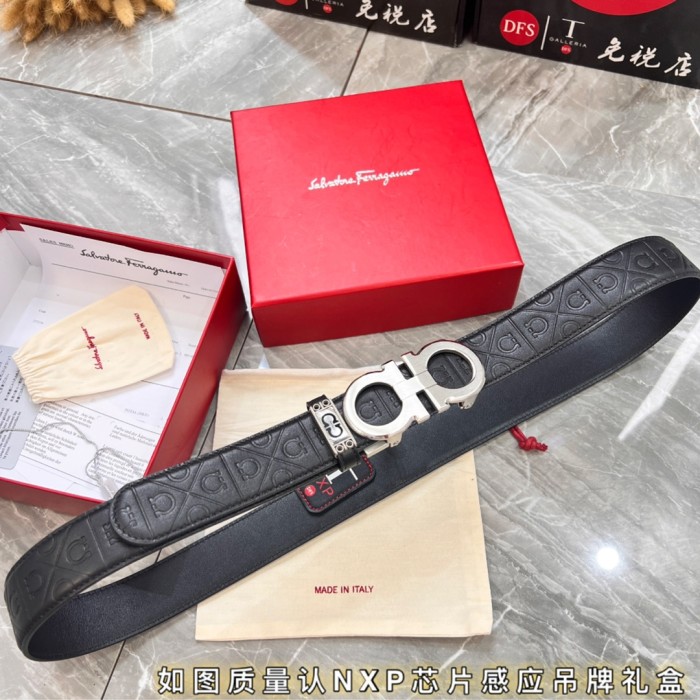 Streetwear Belt Ferragamo 319892 size:3.5cm