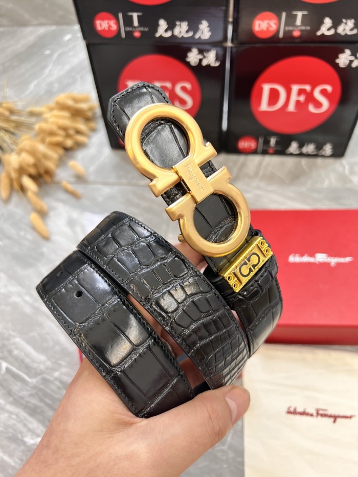 Streetwear Belt Ferragamo 319966 size:3.5cm