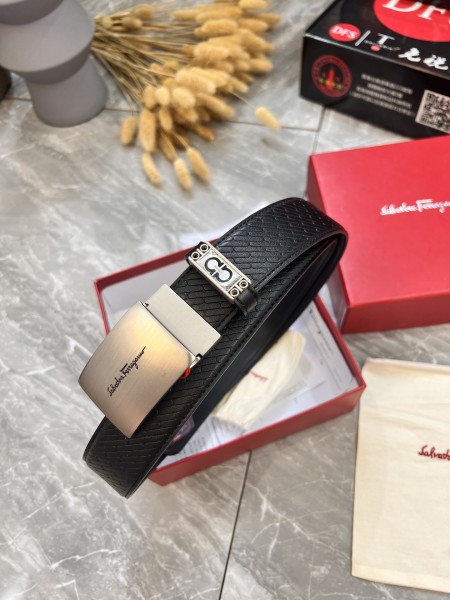 Streetwear Belt Ferragamo 320039 size:3.5cm