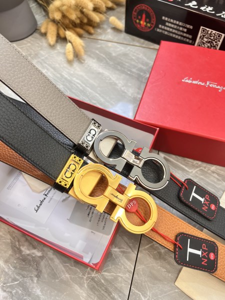 Streetwear Belt Ferragamo 319896 size:3.5cm