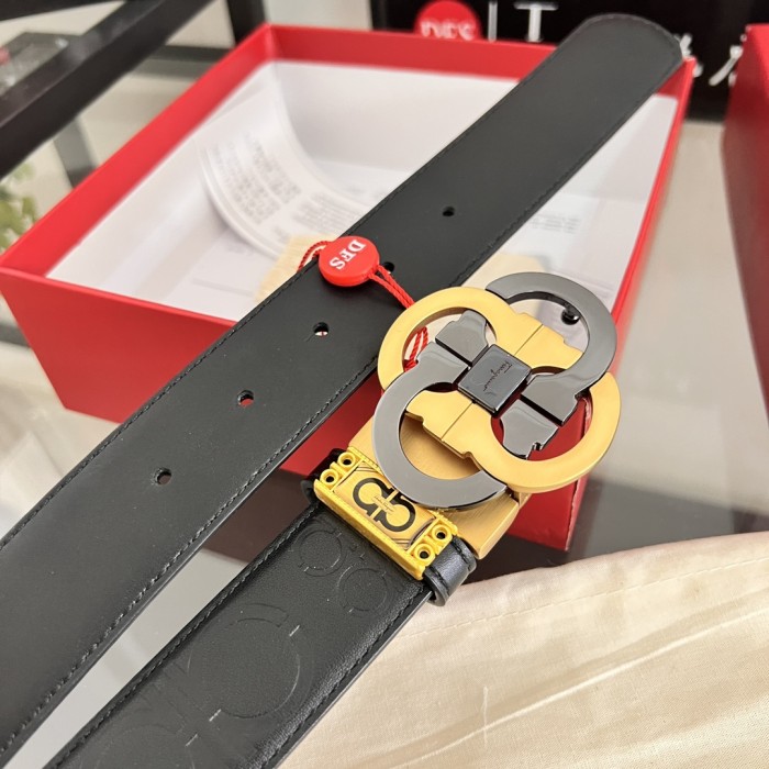 Streetwear Belt Ferragamo 320128 size:3.5cm