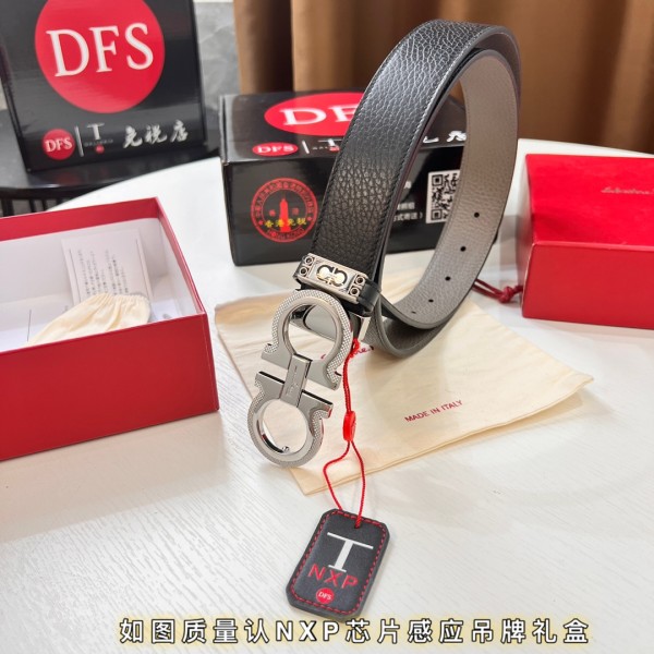 Streetwear Belt Ferragamo 320233 size:3.5cm