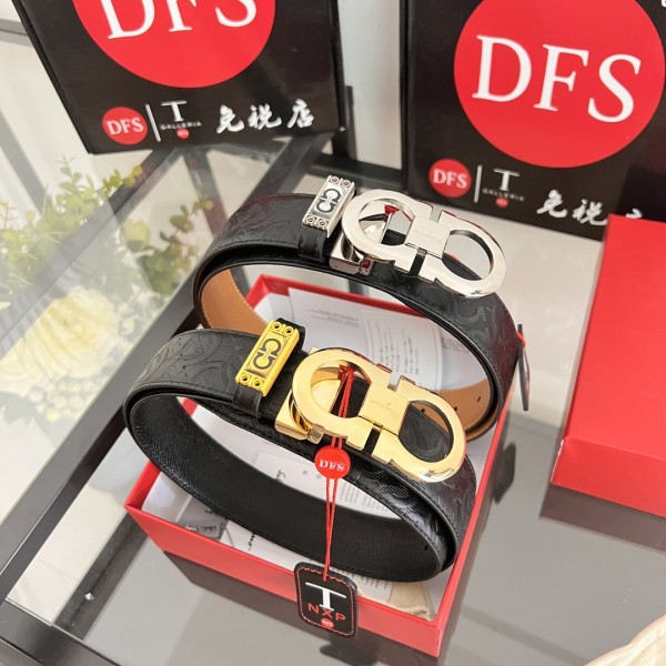 Streetwear Belt Ferragamo 320170 size:3.5cm