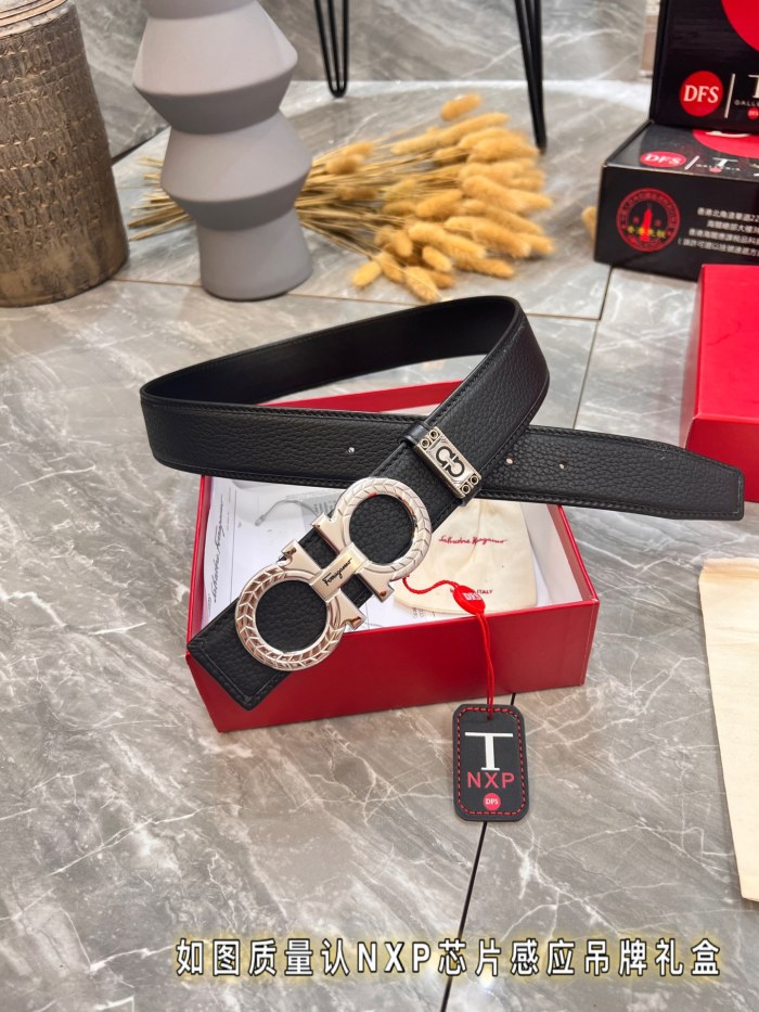 Streetwear Belt Ferragamo 320189 size:3.5cm