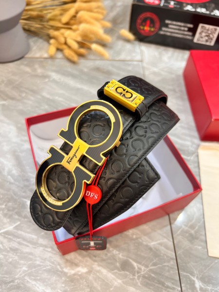Streetwear Belt Ferragamo 320007 size:3.5cm