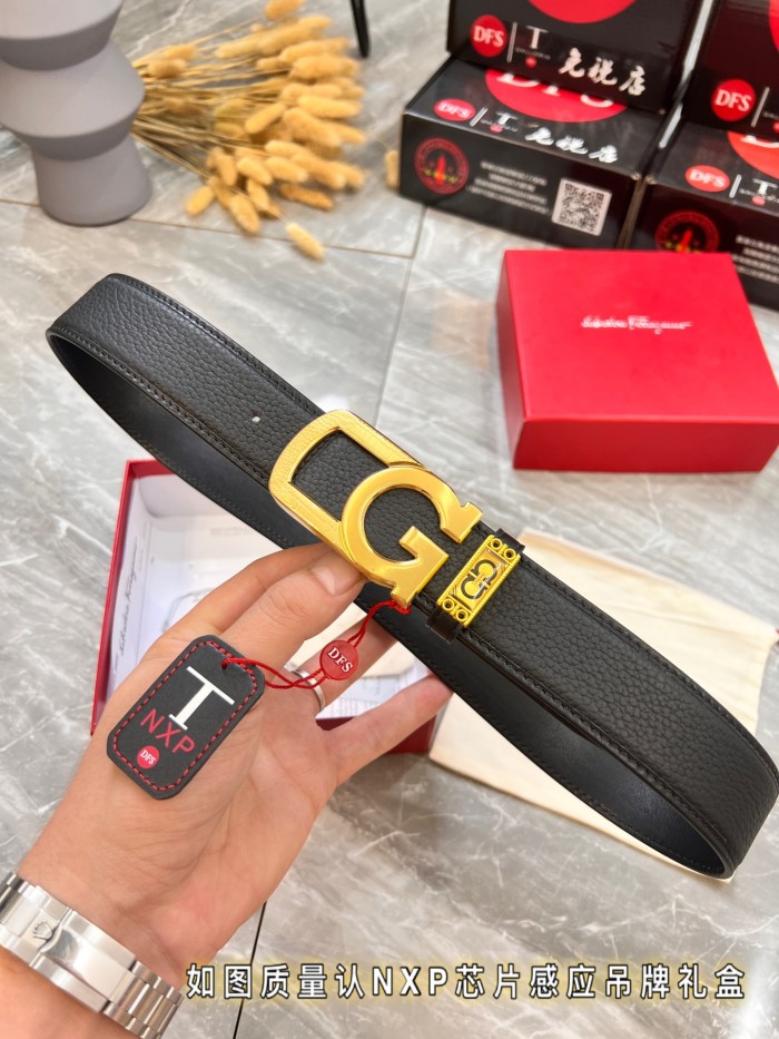 Streetwear Belt Ferragamo 320026 size:3.5cm