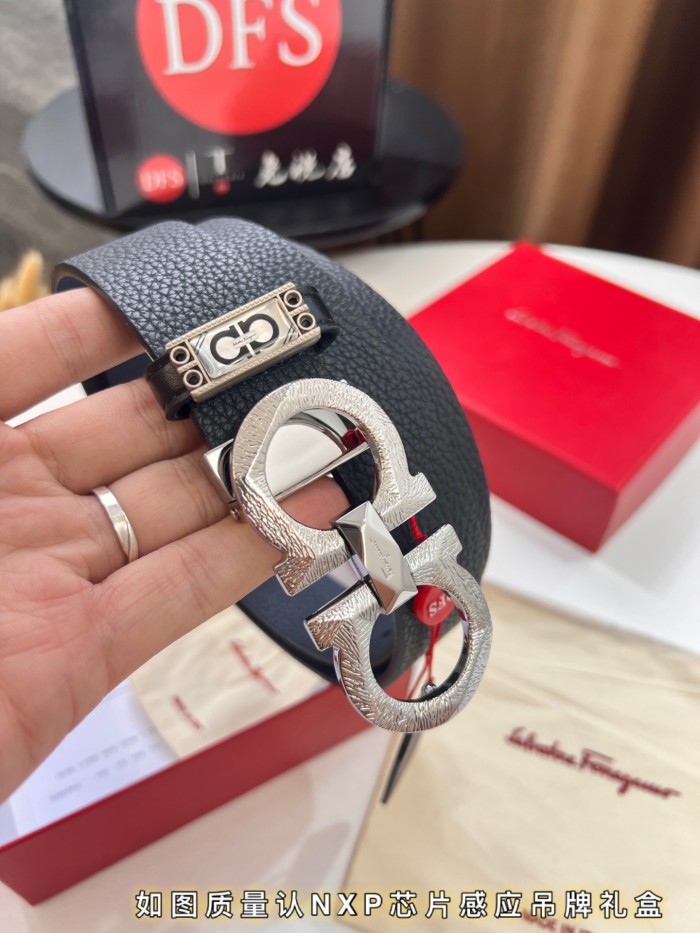 Streetwear Belt Ferragamo 320031 size:3.5cm