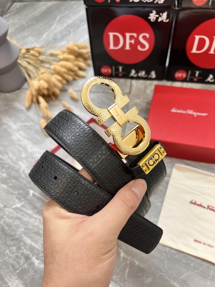 Streetwear Belt Ferragamo 319978 size:3.5cm