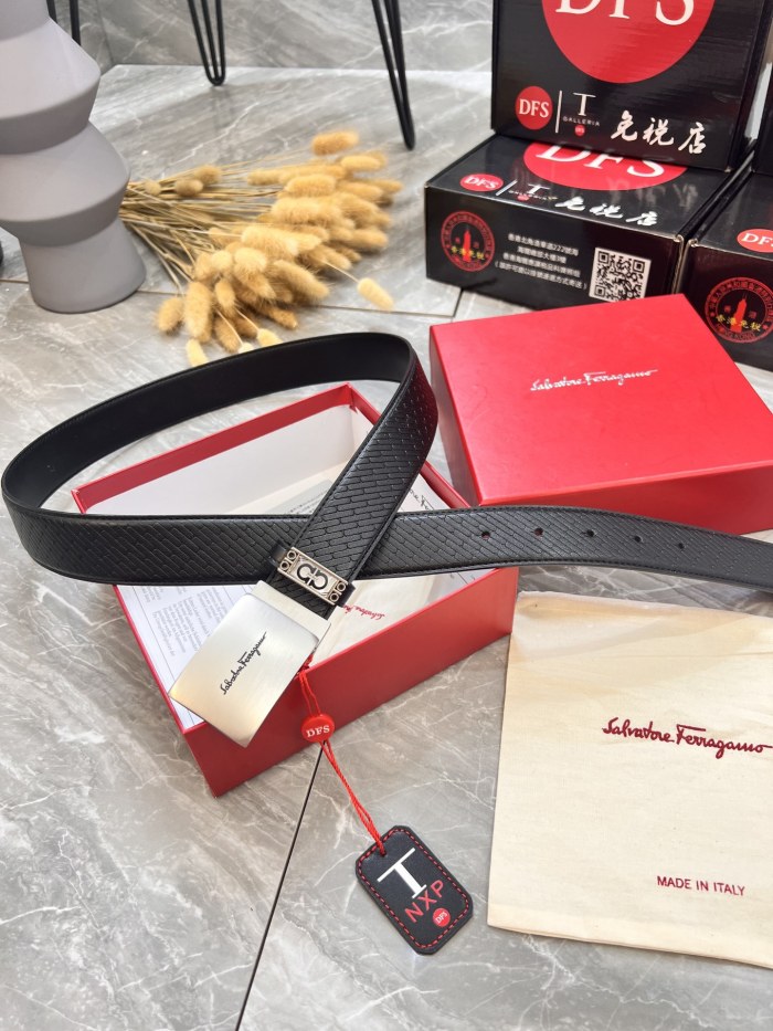 Streetwear Belt Ferragamo 319911 size:3.5cm