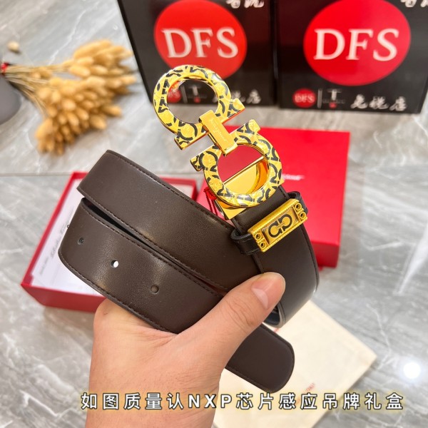 Streetwear Belt Ferragamo 319881 size:3.5cm