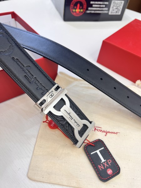 Streetwear Belt Ferragamo 320357 size:3.5cm