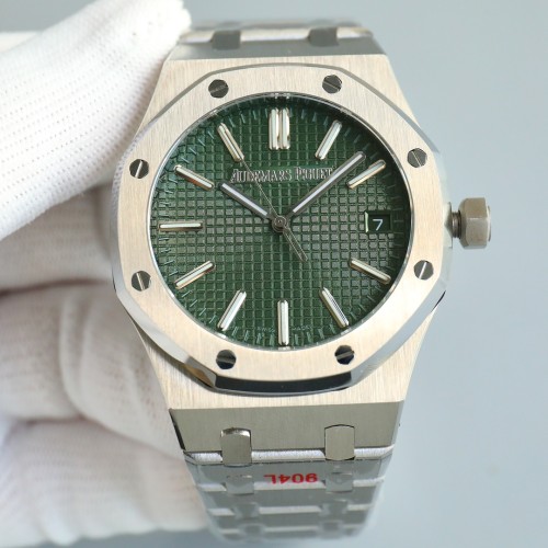 AUDEMARS PIGUET ROYAL OAK Automatic Mechanical Movement 50m Waterproof Men's Watches Watch 41mm Green Dial