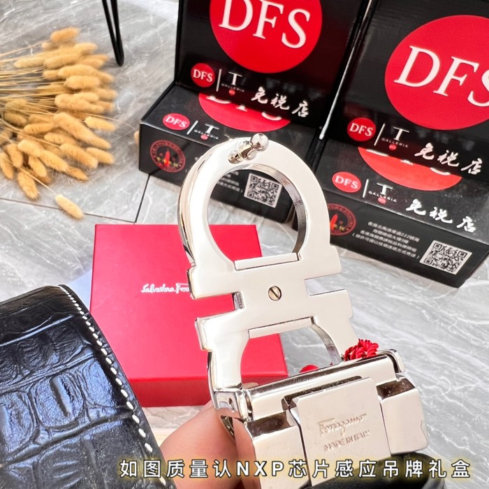 Streetwear Belt Ferragamo 320078 size:3.5cm