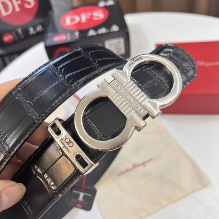 Streetwear Belt Ferragamo 320325 size:3.5cm