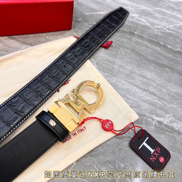 Streetwear Belt Ferragamo 320077 size:3.5cm