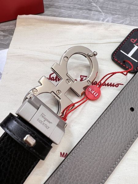 Streetwear Belt Ferragamo 319896 size:3.5cm