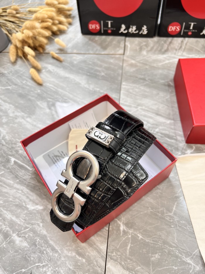 Streetwear Belt Ferragamo 319965 size:3.5cm