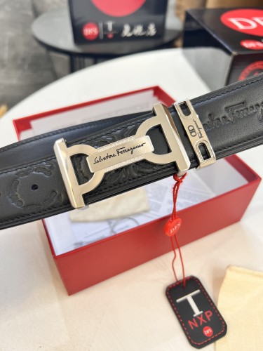 Streetwear Belt Ferragamo 320357 size:3.5cm