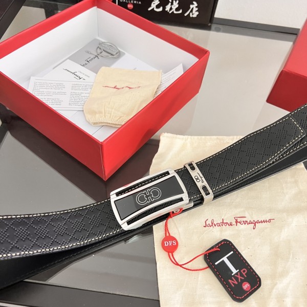 Streetwear Belt Ferragamo 320214 size:3.5cm