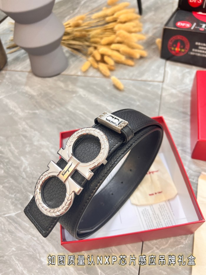 Streetwear Belt Ferragamo 320189 size:3.5cm