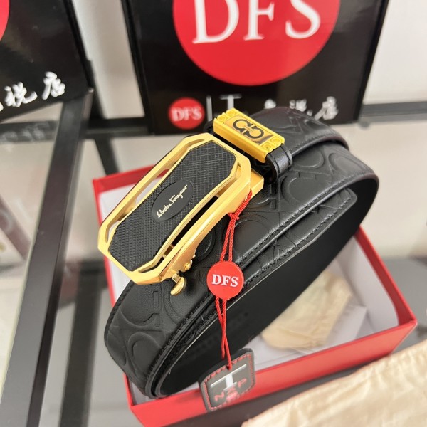 Streetwear Belt Ferragamo 320228 size:3.5cm