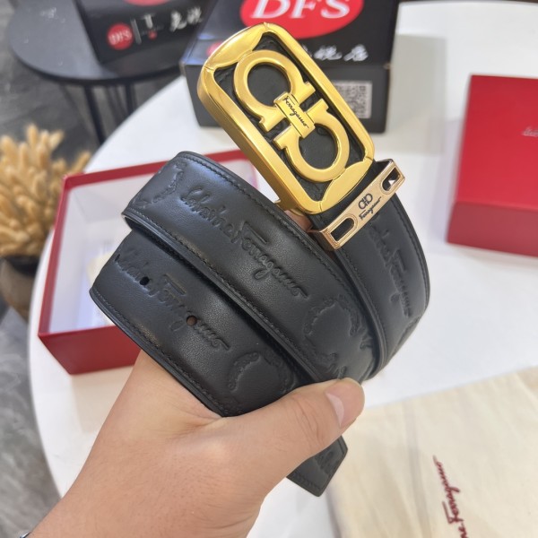 Streetwear Belt Ferragamo 320134 size:3.5cm