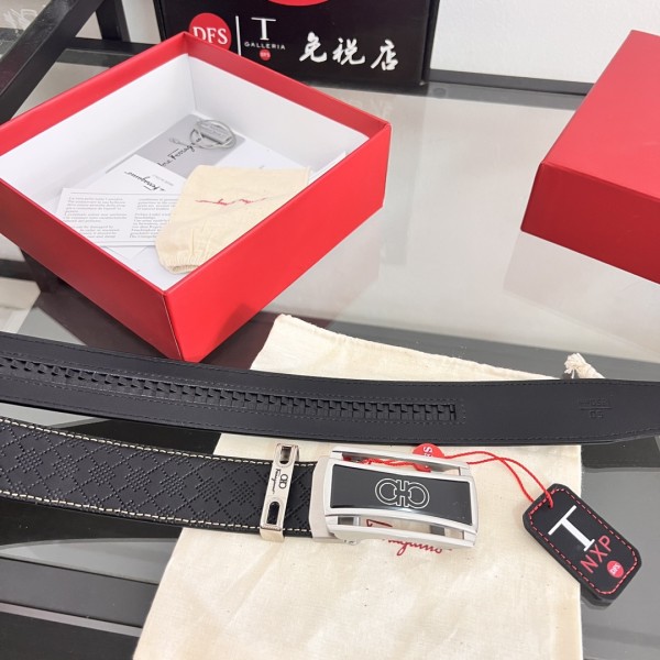 Streetwear Belt Ferragamo 320214 size:3.5cm