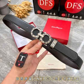 Streetwear Belt Ferragamo 319880 size:3.5cm