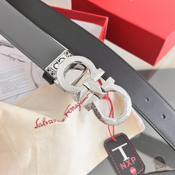 Streetwear Belt Ferragamo 320225 size:3.5cm