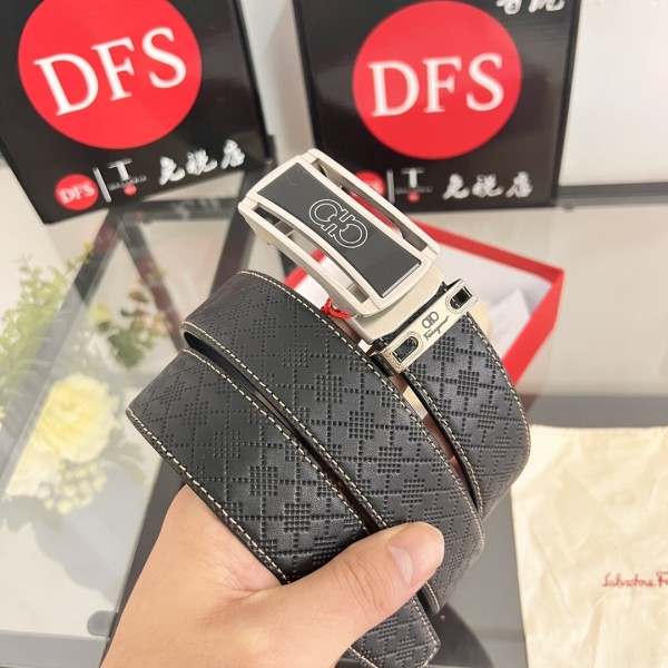 Streetwear Belt Ferragamo 320214 size:3.5cm