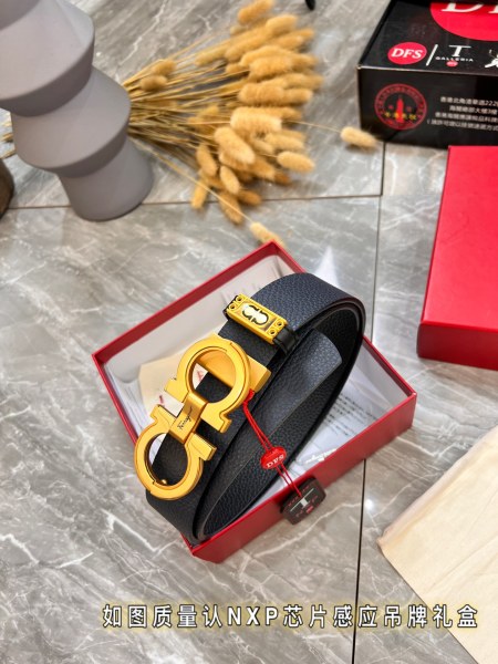 Streetwear Belt Ferragamo 319984 size:3.5cm