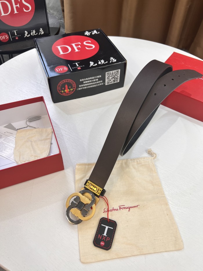 Streetwear Belt Ferragamo 320341 size:3.5cm