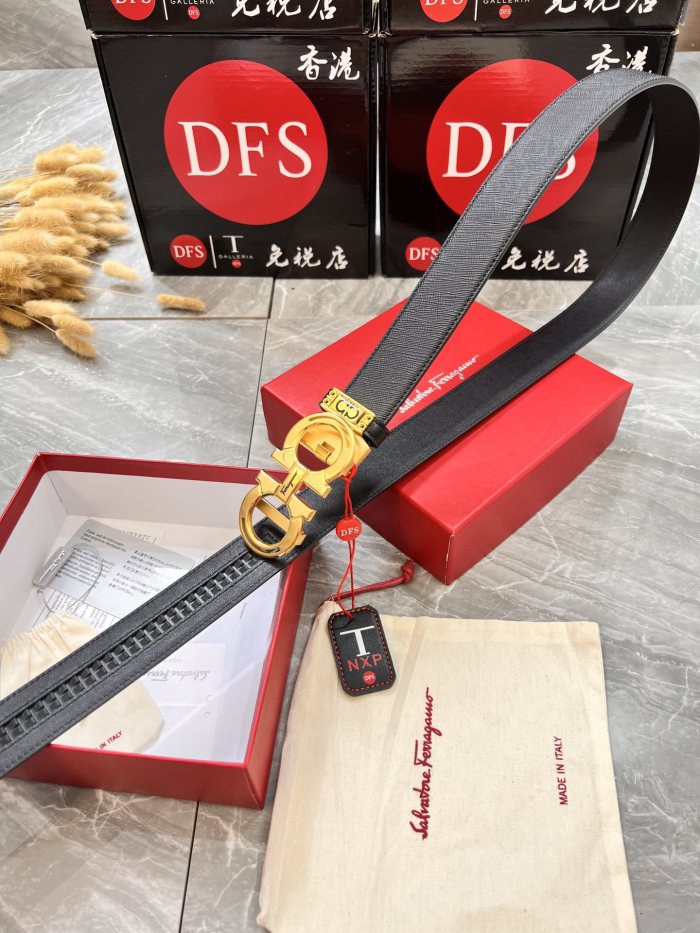 Streetwear Belt Ferragamo 319887 size:3.5cm