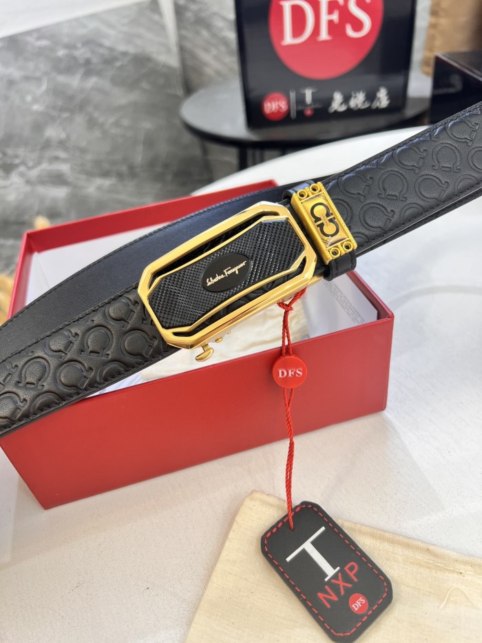 Streetwear Belt Ferragamo 320346 size:3.5cm