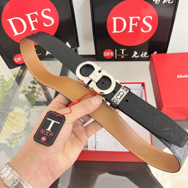 Streetwear Belt Ferragamo 320170 size:3.5cm