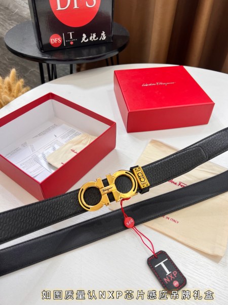 Streetwear Belt Ferragamo 320175 size:3.5cm