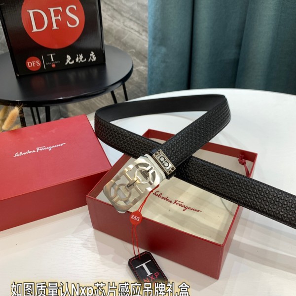 Streetwear Belt Ferragamo 320072 size:3.5cm