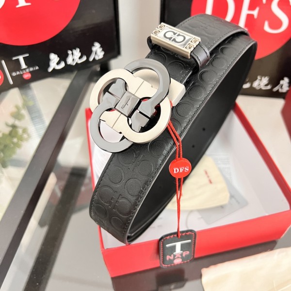 Streetwear Belt Ferragamo 320127 size:3.5cm