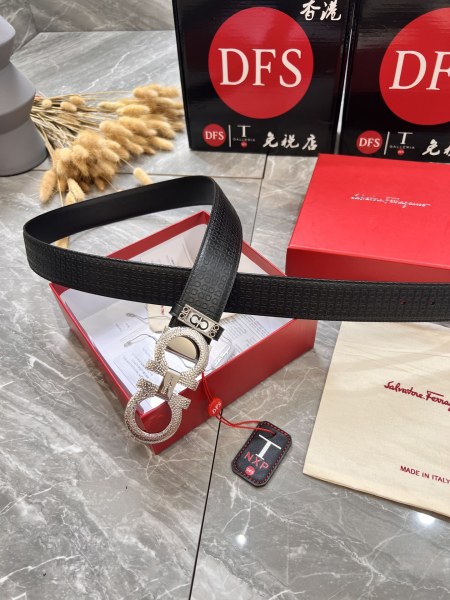 Streetwear Belt Ferragamo 319977 size:3.5cm