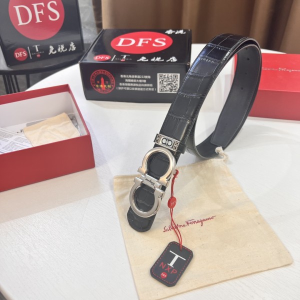 Streetwear Belt Ferragamo 320306 size:3.5cm